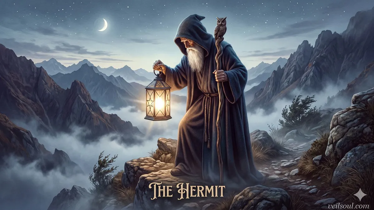 The Hermit Tarot Card Meaning: Solitude, Wisdom, and Inner Light