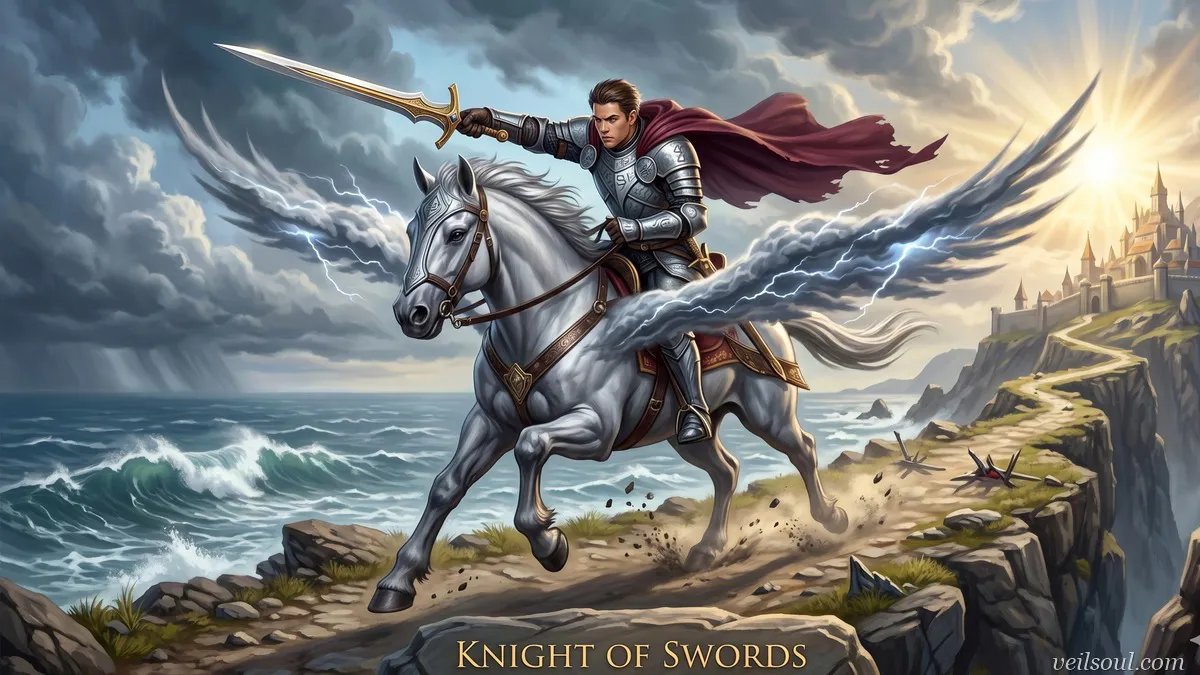 Knight of Swords Tarot Card Meaning: Ambition, Action, and Charging Forward
