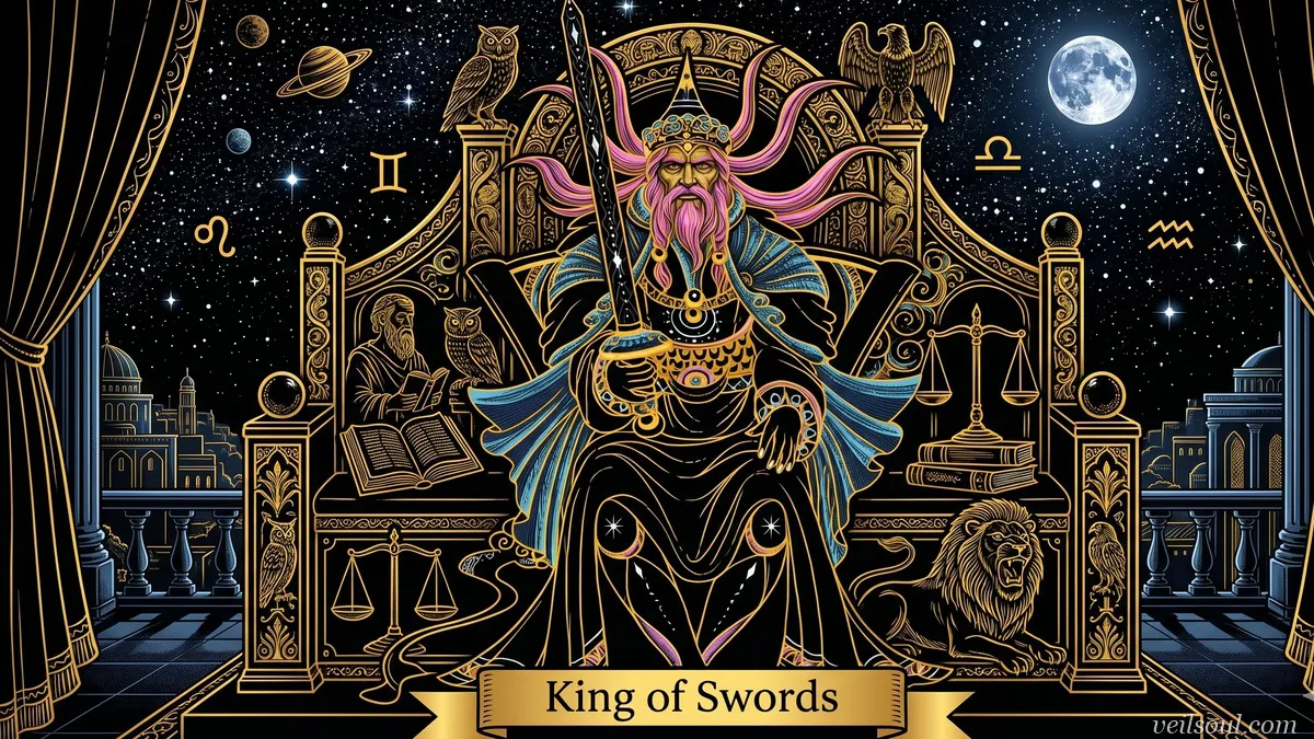 King of Swords Tarot Card Meaning: Authority, Intellect, and Fair Judgment