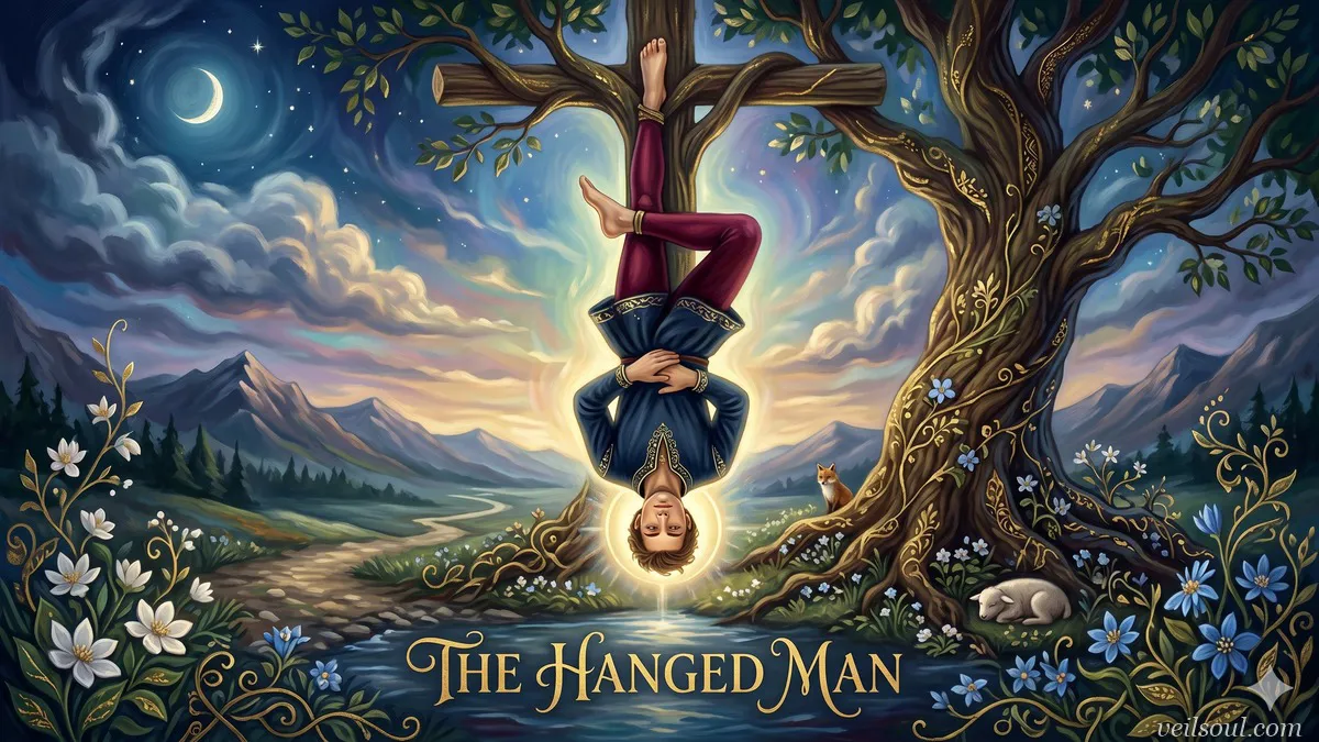 The Hanged Man Tarot Card Meaning: Surrender, New Perspective, and Letting Go