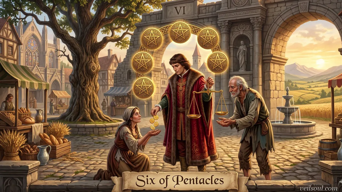 Six of Pentacles Tarot Card Meaning: Generosity, Giving, and Receiving in Balance