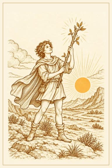 Page of Wands, house deck