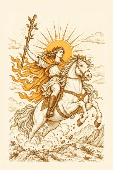 Knight of Wands, house deck